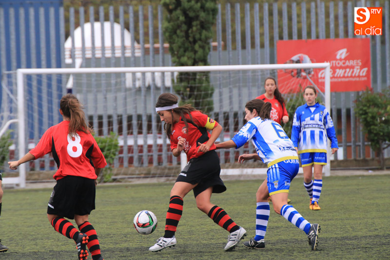 Jugada de un partido anterior del Salamanca F. F