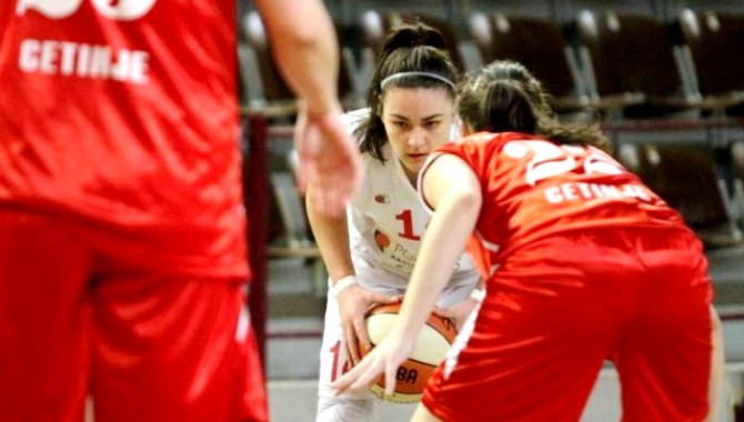 Una imagen de la jugadora croata en un partido con su selección
