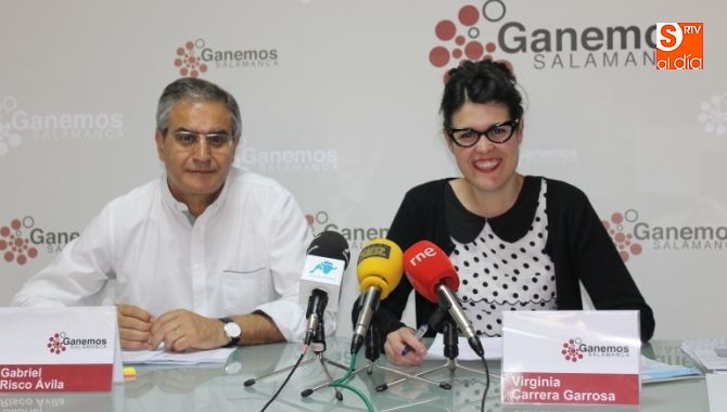 Gabriel Risco y Virgnia Carrera, ediles de Ganemos