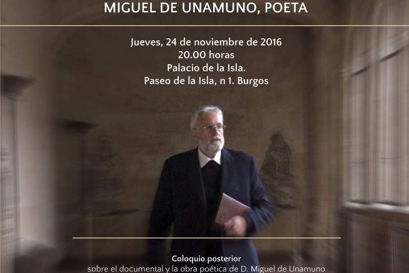 Cartel presentación del documental en Burgos