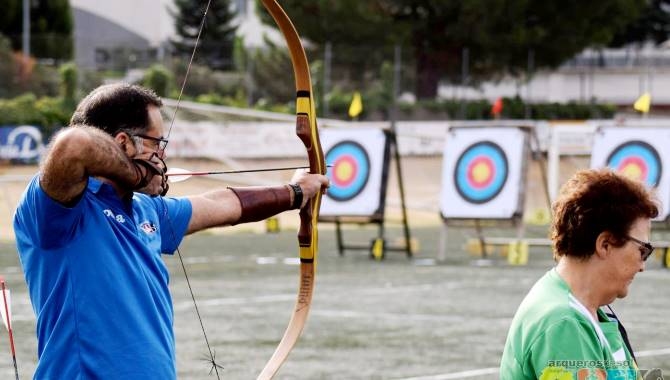 Un arquero en una prueba anterior