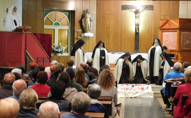 Representación de Teresa, la jardinera de la luz en Chamberí