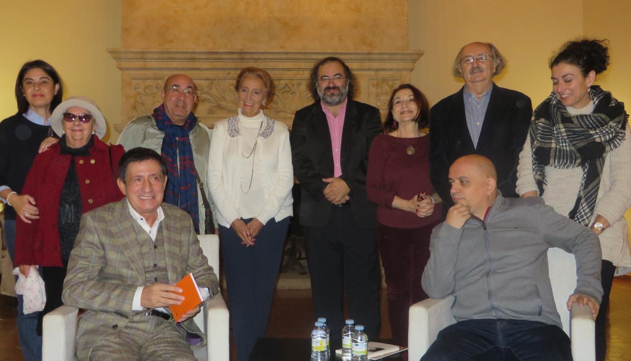 Jesús Fonseca con algunos de los invitados