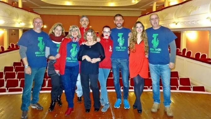 Integrantes de la compañía Esfinge Teatro