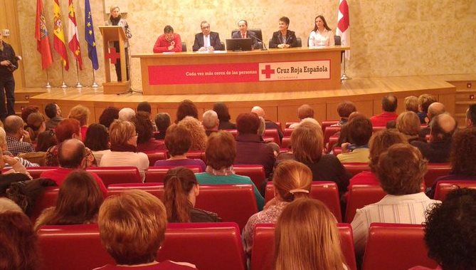 Acto de reconocimiento del voluntariado en la sede provincial de Cruz Roja