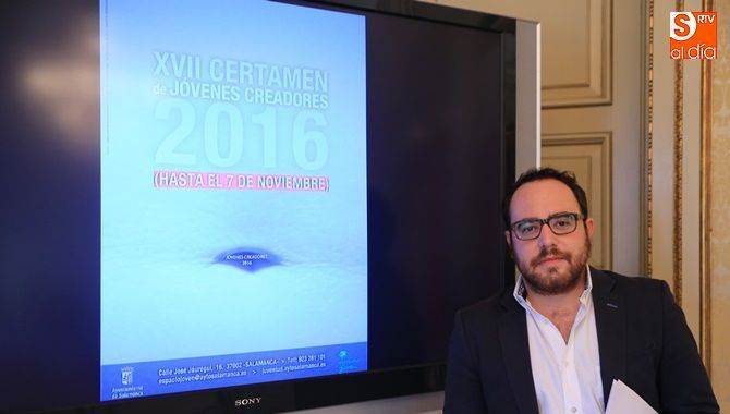 Daniel Llanos, concejal de Juventud, en la presentación de este certamen