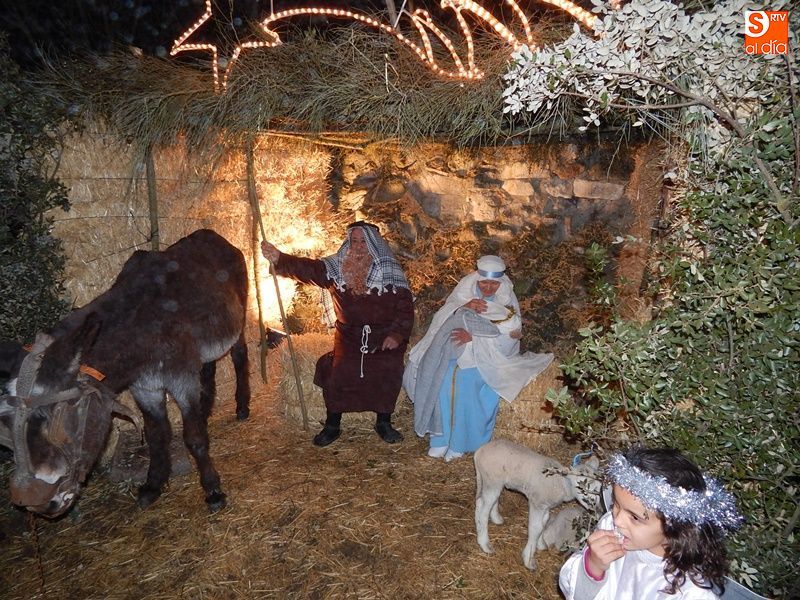 Belén viviente organizado el año pasado en Almenara de Tormes