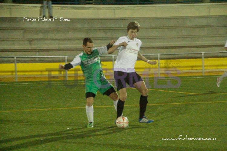 Momento de uno de los partidos de la Liga de Fútbol 7 de Futormes