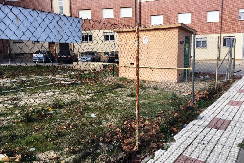 Aspecto de la zona de la Calle Villamayor en Carbajosa