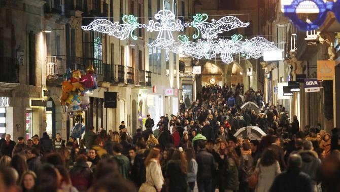 Una de las calles comerciales del centro de Salamanca