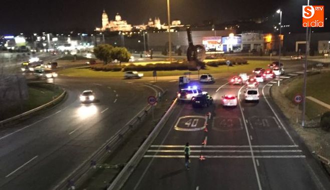 Retenciones a la entrada de Salamanca por los controles de seguridad