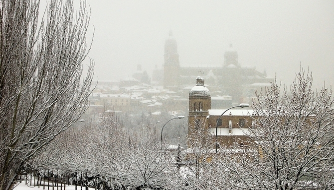Invierno en Salamanca. Foto: Manuel Lamas