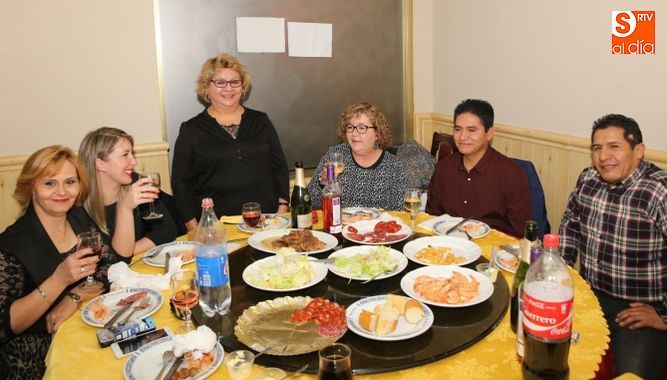 Comida navideña en La Gran Muralla China. Fotos: Alberto Martín