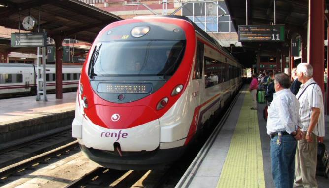 Cercanías que une Chamartín con Barajas