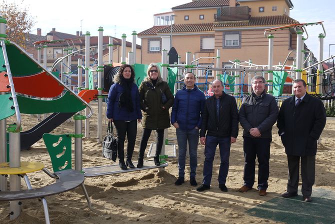 Águeda Arranz, Purificación Santos, Pedro Samuel Martín, Juan Francisco Urrero, Ángel Manso y José Álvarez
