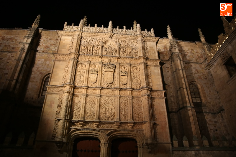 Fachada Rica de las Escuelas Mayores de la Universidad de Salamanca / Foto de Alberto Martín