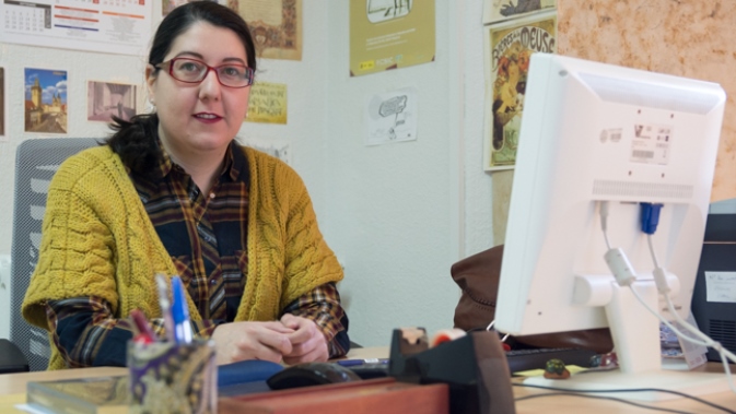 La profesora del Departamento de Literatura Española e Hispanoamericana de la Universidad de Salamanca, María Sánchez-Pérez