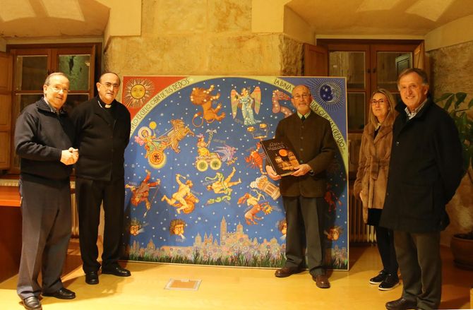 El pintor Luis de Horna dona su obra ‘El Cielo de Salamanca’ a la Diócesis  