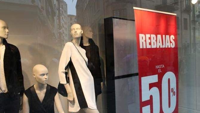 Campaña de rebajas del mes de enero