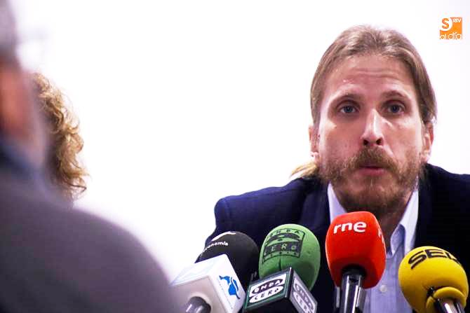 Pablo Fernández, portavoz de Podemos en las Cortes regionales