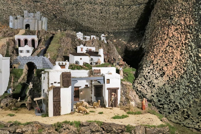 Belén del Cuartel General del Mando de Ingenieros. Foto: Esperanza Vicente