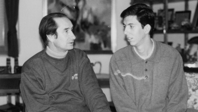 Máximo Pérez junto a Julio Robles