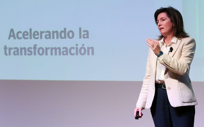 La directora de BBVA España, Cristina de Parias