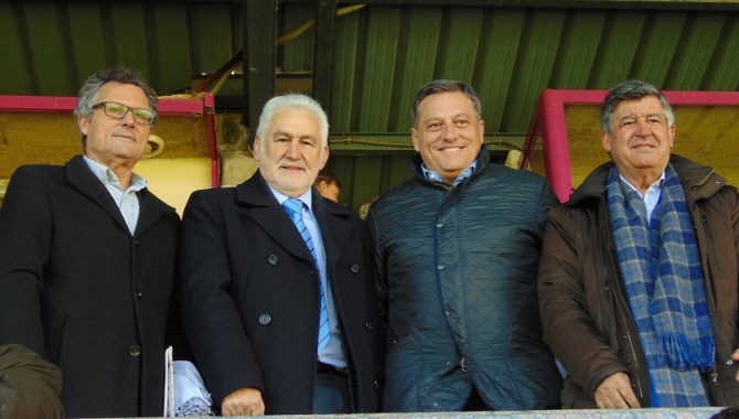 Momento del homenaje que se realizó a Sánchez Barrios en el Helmántico