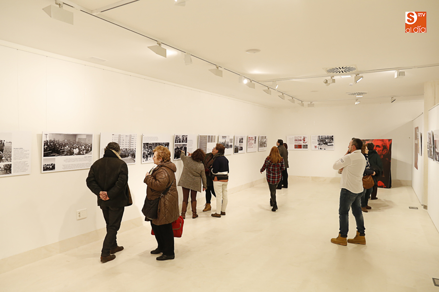 Exposición en el Centro Cultural Caja Duero en la Plaza de Trujillo / Foto de Alejandro López