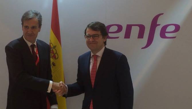 Juan Alfaro Grande y Alfonso Fernández Mañueco