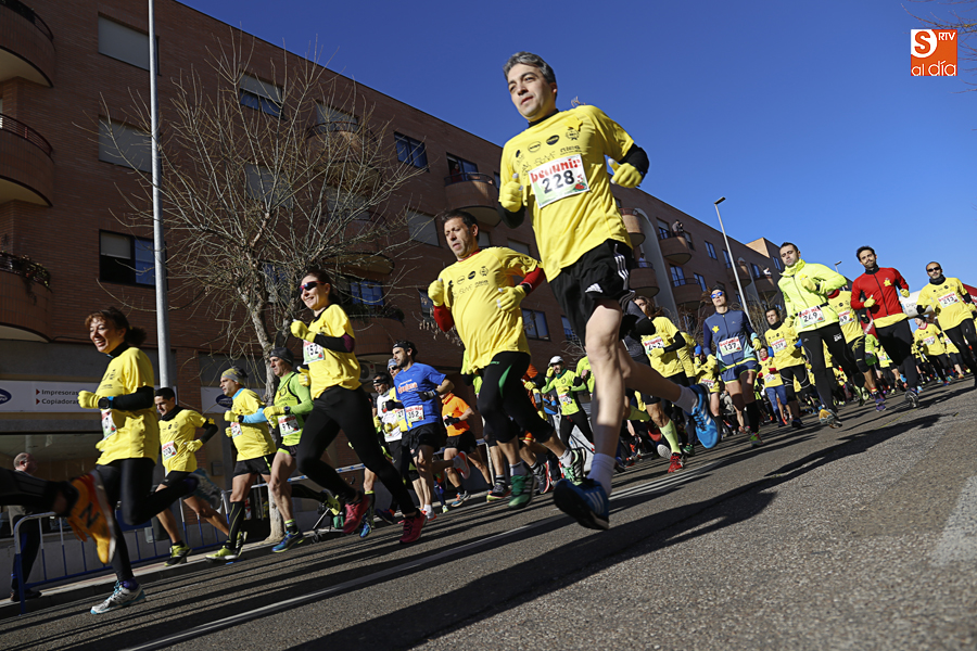 Momento de la salida de la prueba atlética que se celebró este domingo en Salamanca (Foto de Álex López)