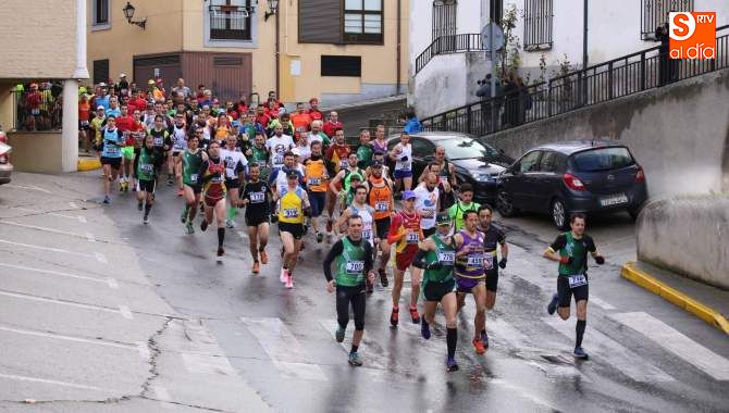 Momento de la salida de la cuarta prueba de la Liga de Cross de Cabrerizos