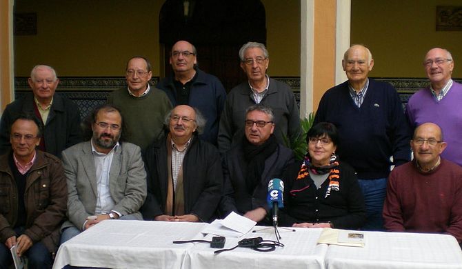 Miembros del jurado de 2015 y representantes de la Hernandad de Cofradías de Peñaranda