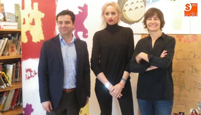 Juan Zapatero, Andrea Ruano y María Jesús Díez