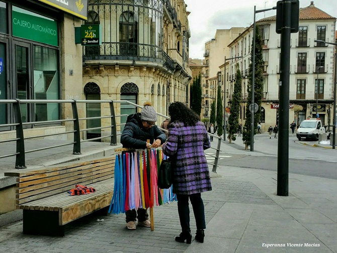 Las gargantillas de San Blas, por las calles de Salamanca