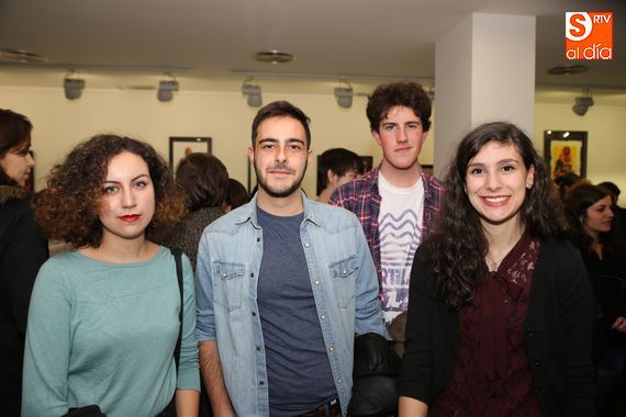 Alumnos de Bellas Artes exponen en La Calcografía. Fotos: Alberto Martín