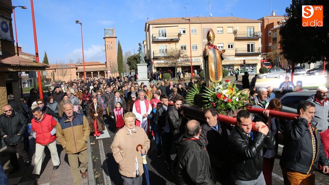 Procesión de San Blas por las calles de Santa Marta. Fotografía: Alberto Martín