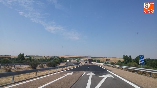 Tramos en mal estado en la A-62