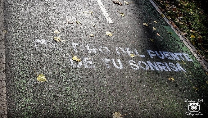 Me tiro del puente de tu sonrisa