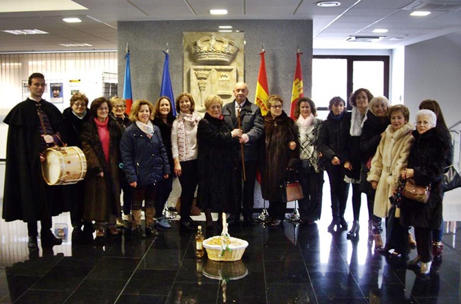 Las águedas en el Ayuntamiento de Villares de la Reina
