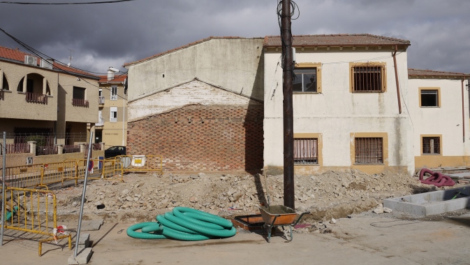 Solar que ocupará el futuro Centro Cultural de Carbajosa de la Sagrada