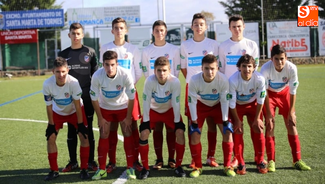Idéntica victoria de los cadetes e infantiles del Santa Marta por 1-3 sobre los del Numancia