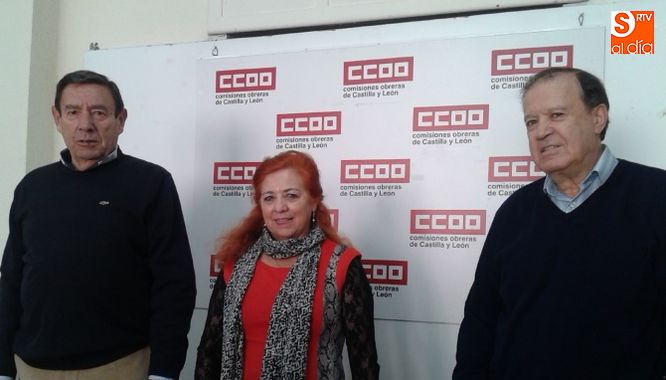 Tomás García, Marisol García y Bernabé Martín