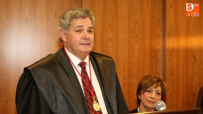 Eduardo Íscar, durante la toma de posesión