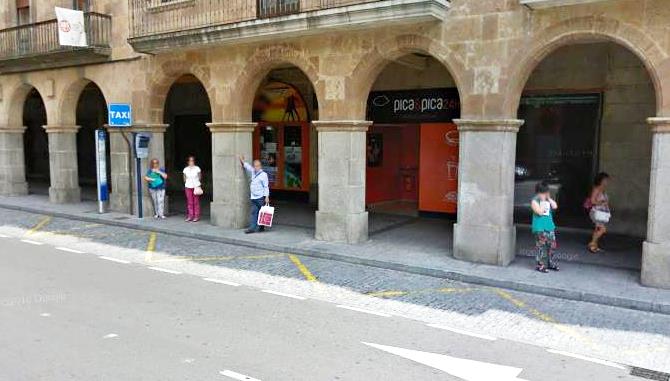 Zona de la Gran Vía donde tuvo lugar este suceso