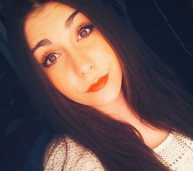 Fotografía de la joven desaparecida y difundida en las redes sociales por familiares y amigos