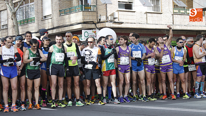 Momento de la salida de la pasada edición de la Media Maratón Ciudad de Salamanca