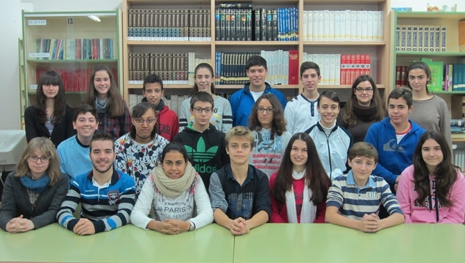 Alumnos del IES Calixto y Melibea de Santa Marta de Tormes