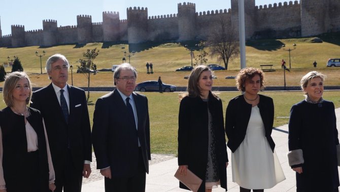 La Reina ha clausurado el congreso en Ávila