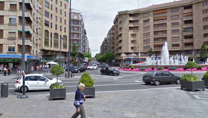 El varón fue detendio en la Puerta de Zamora